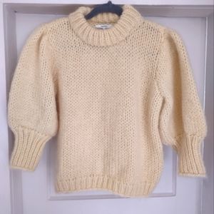 Ganni Canary Knit Mock Neck